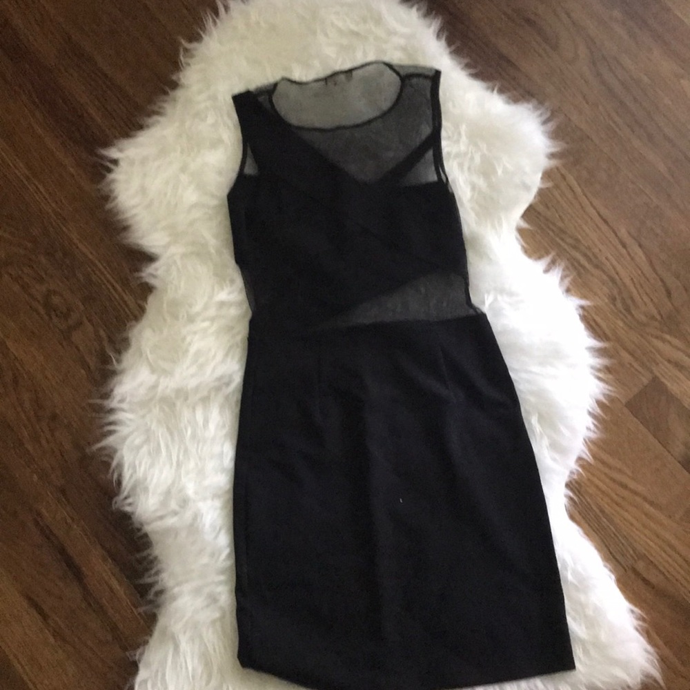Urban Outfitters Mesh Cut-out Mini Dress